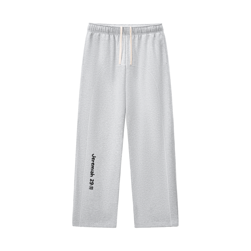 Contrast-Stitched Fleece Sweatpants